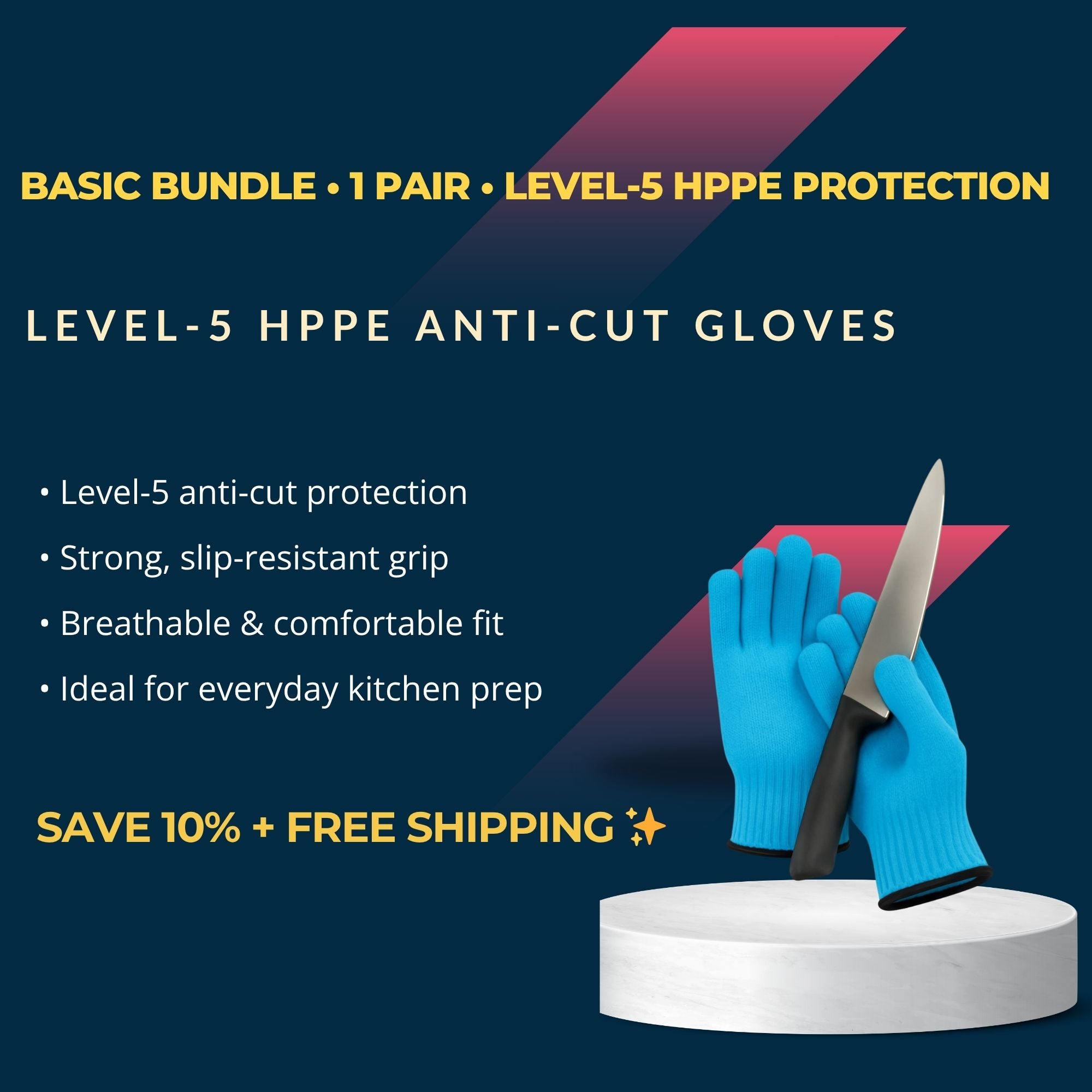 Kitchen Safety & Cutting Set – Basic (25×15 cm)