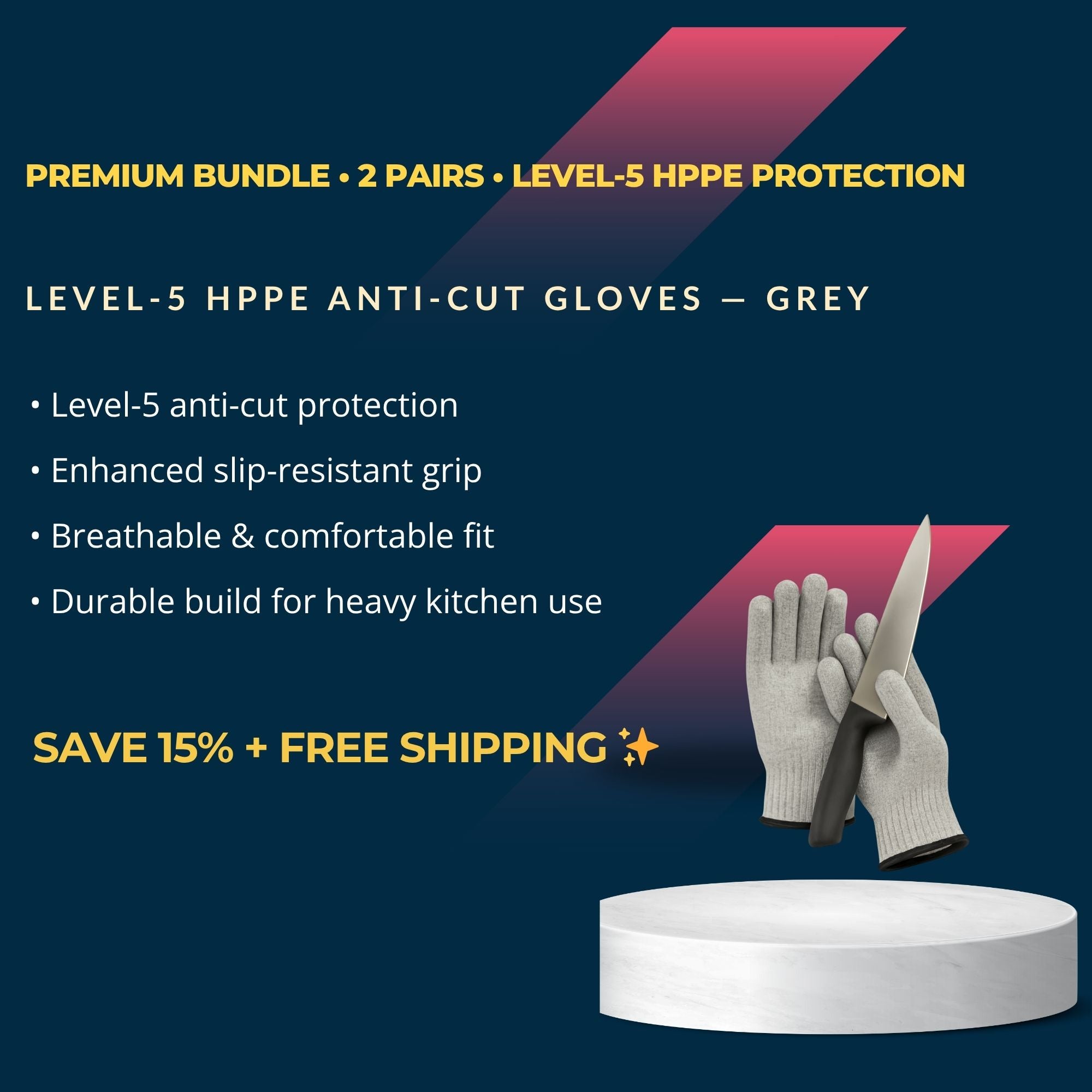 Kitchen Safety & Cutting Set – Premium (39×28 cm)