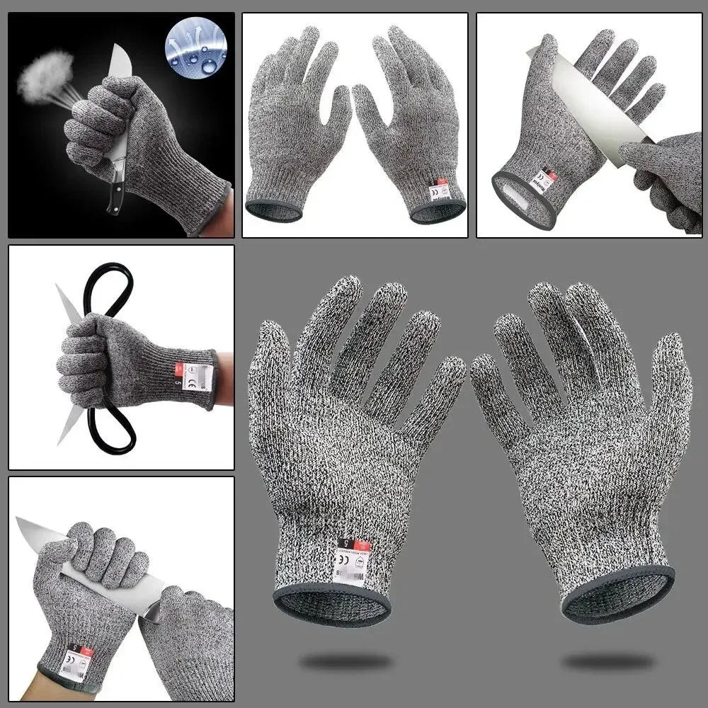 HPPE Level-5 Anti-Cut Safety Gloves for Kitchen & Industry