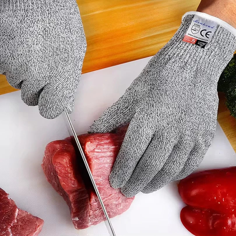 HPPE Level-5 Anti-Cut Safety Gloves for Kitchen & Industry