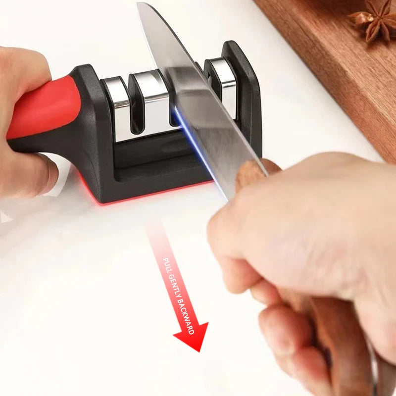3/4-SEGMENT KITCHEN KNIFE SHARPENER | MULTI-FUNCTIONAL