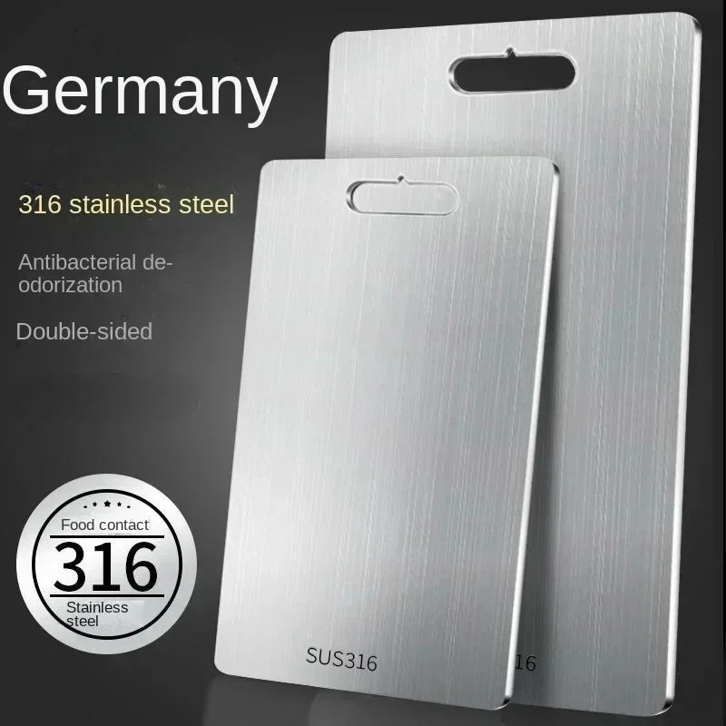 Premium 316 Stainless Steel Cutting Board | Ultra-Hygienic & Durable