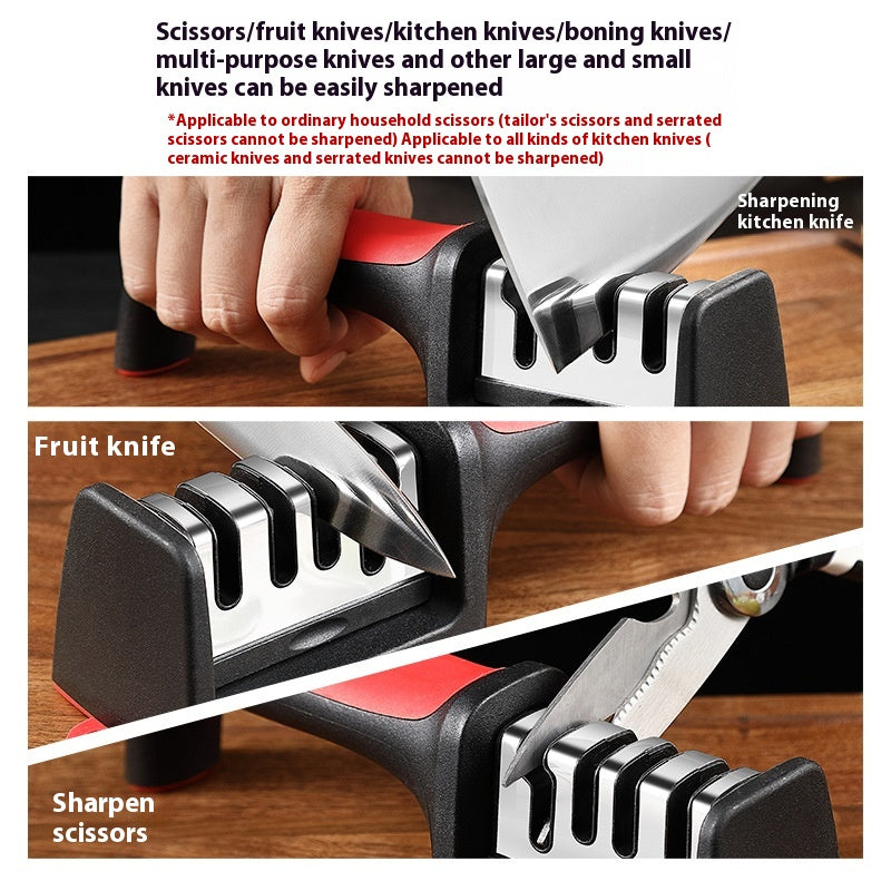 Multi-functional Creative Three-segment Four-part Form Fast Fabulous Sharpening Product