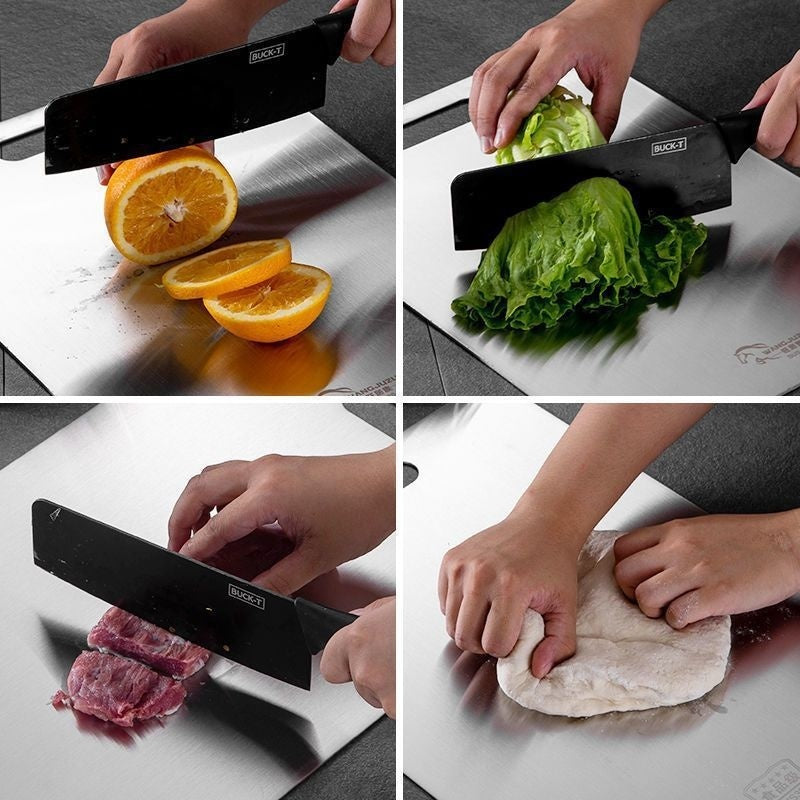 316 Stainless Steel Thickened Cutting Board Oversized Mildew-proof Household Kitchen Panel